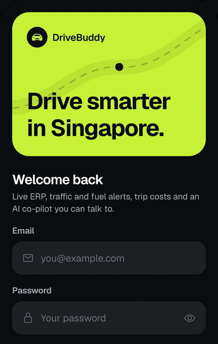 DriveBuddy screenshot