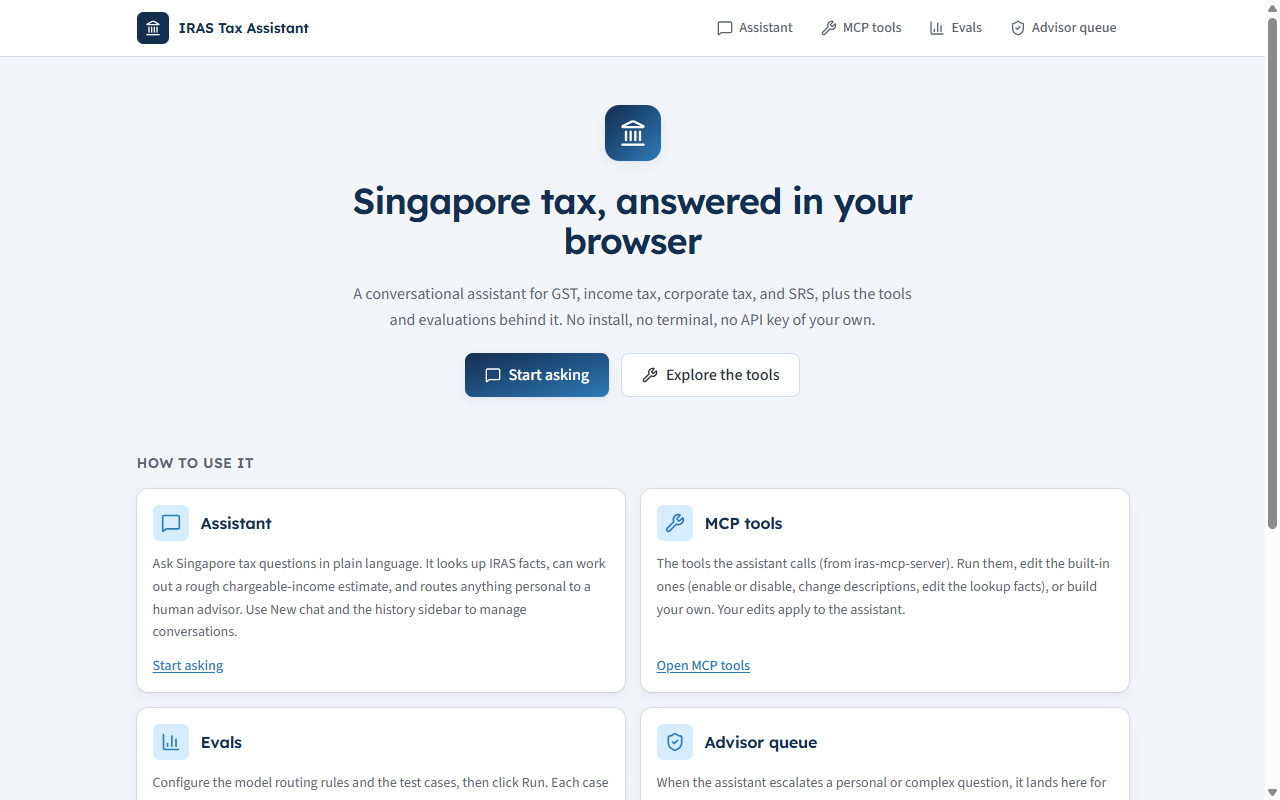 IRAS Tax Assistant screenshot