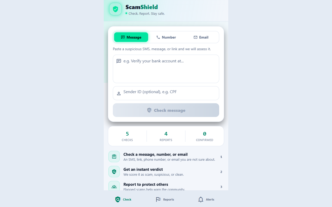 ScamShield (Unofficial) screenshot